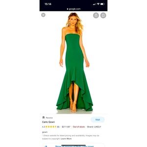 CARLO GOWN by Likely from Revolve NWOT